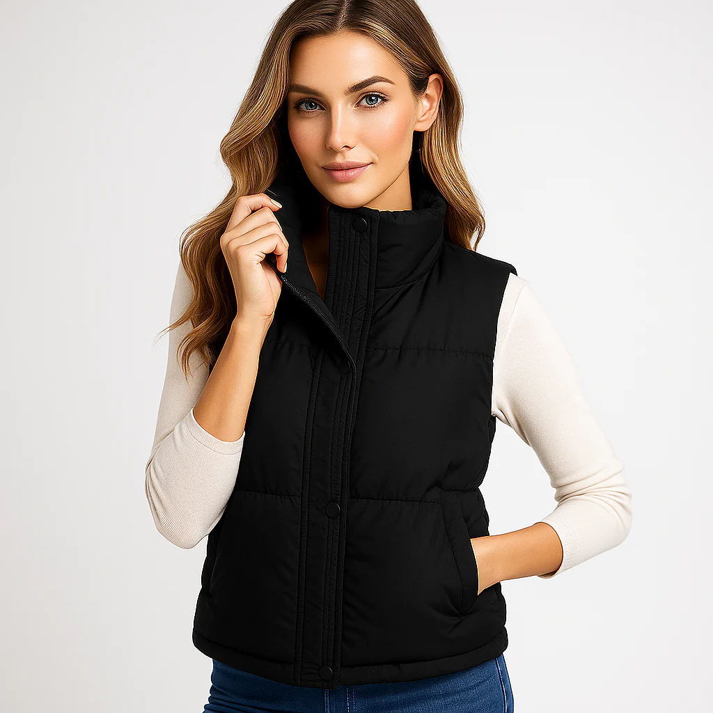 Gilet sans manches - Poches fonctionnelles - Fermeture éclair – Image 6