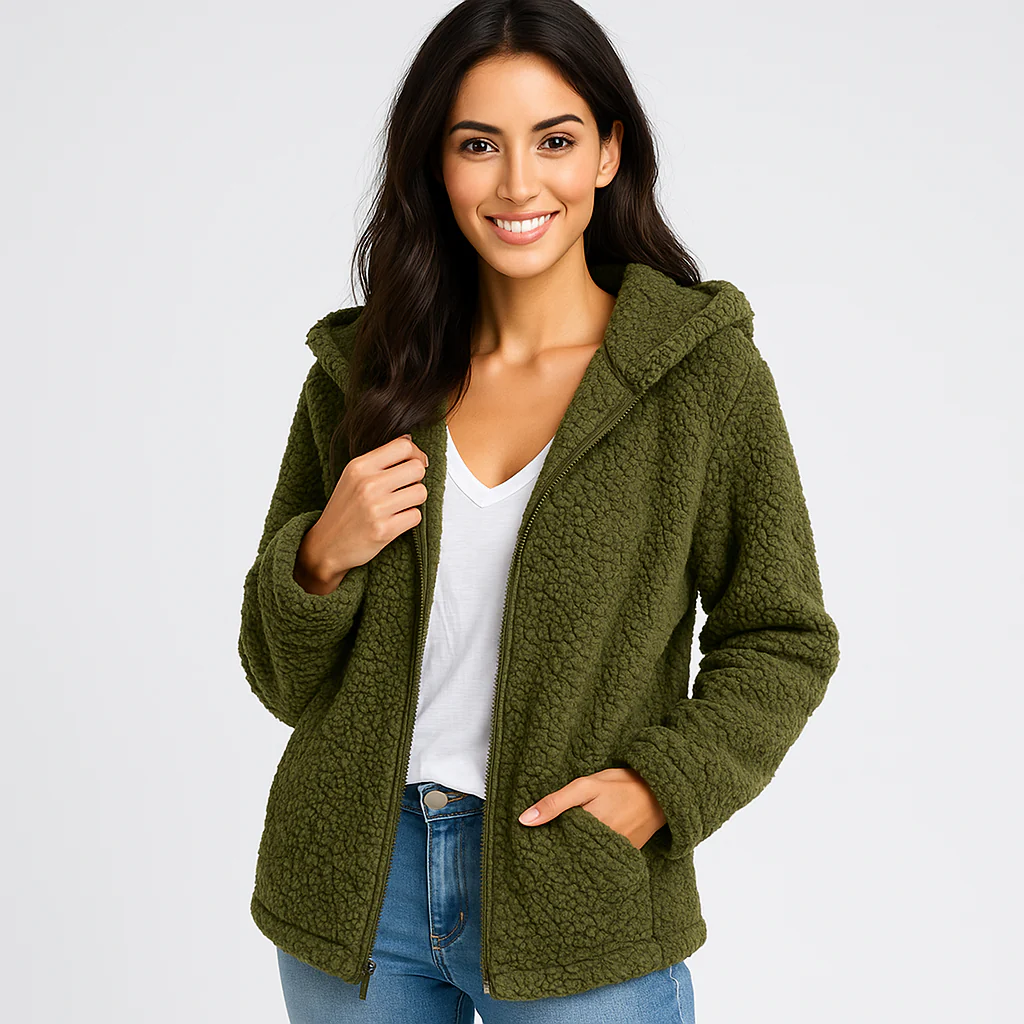 Veste en Polaire avec Capuche - Fermeture Éclair - Gilet en Polaire Confort – Image 8