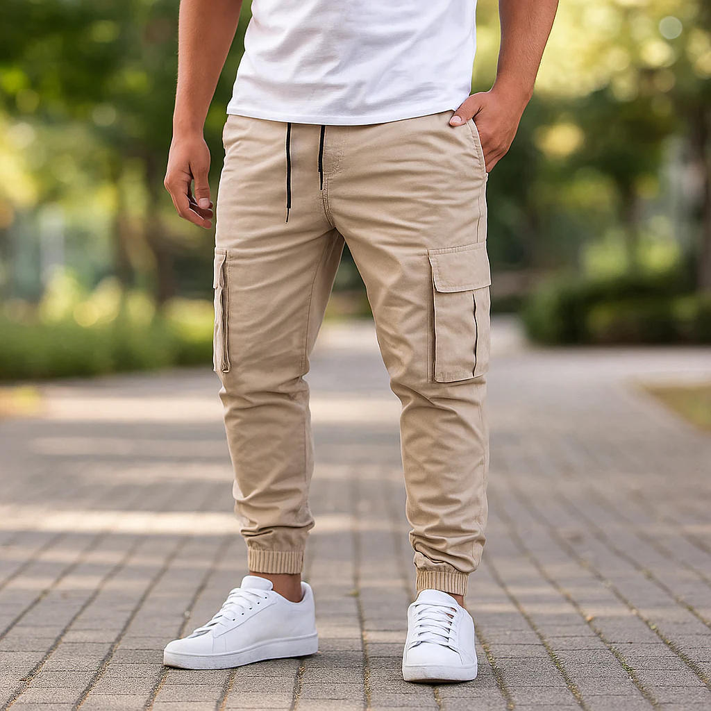 Pantalons Cargo Stretch Fit Frank Herre - Confort - Flexibilité - Style – Image 3