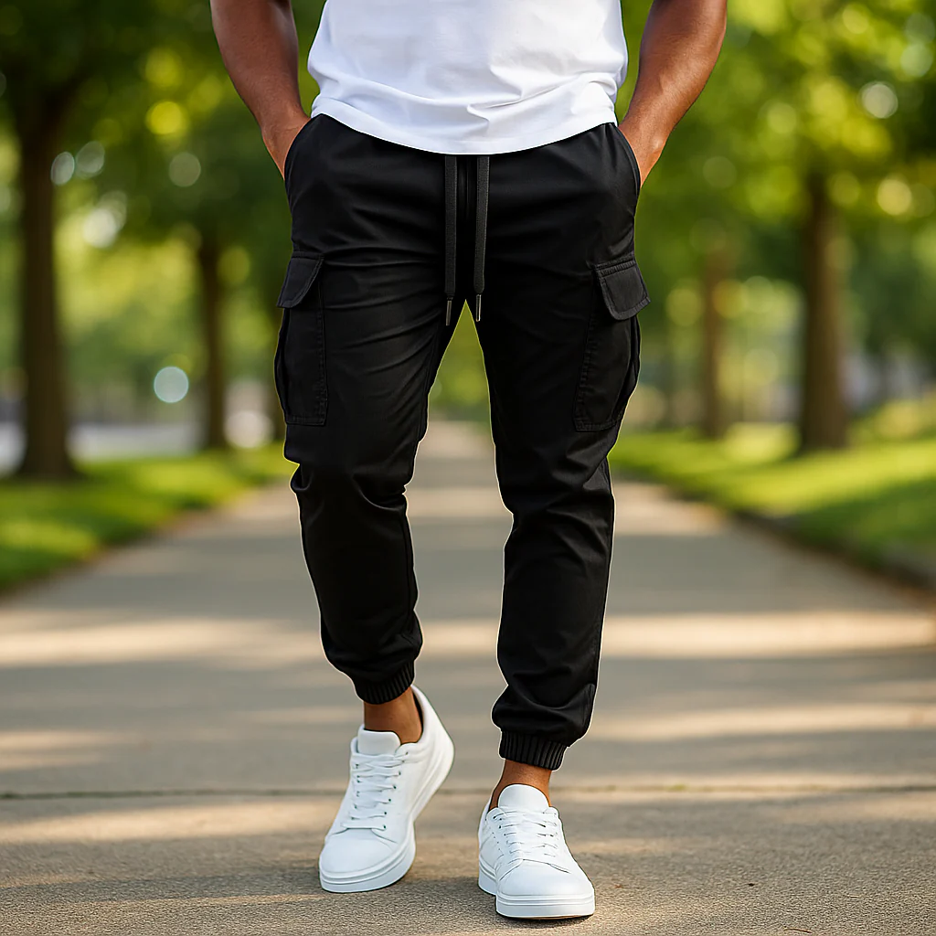 Pantalons Cargo Stretch Fit Frank Herre - Confort - Flexibilité - Style – Image 2