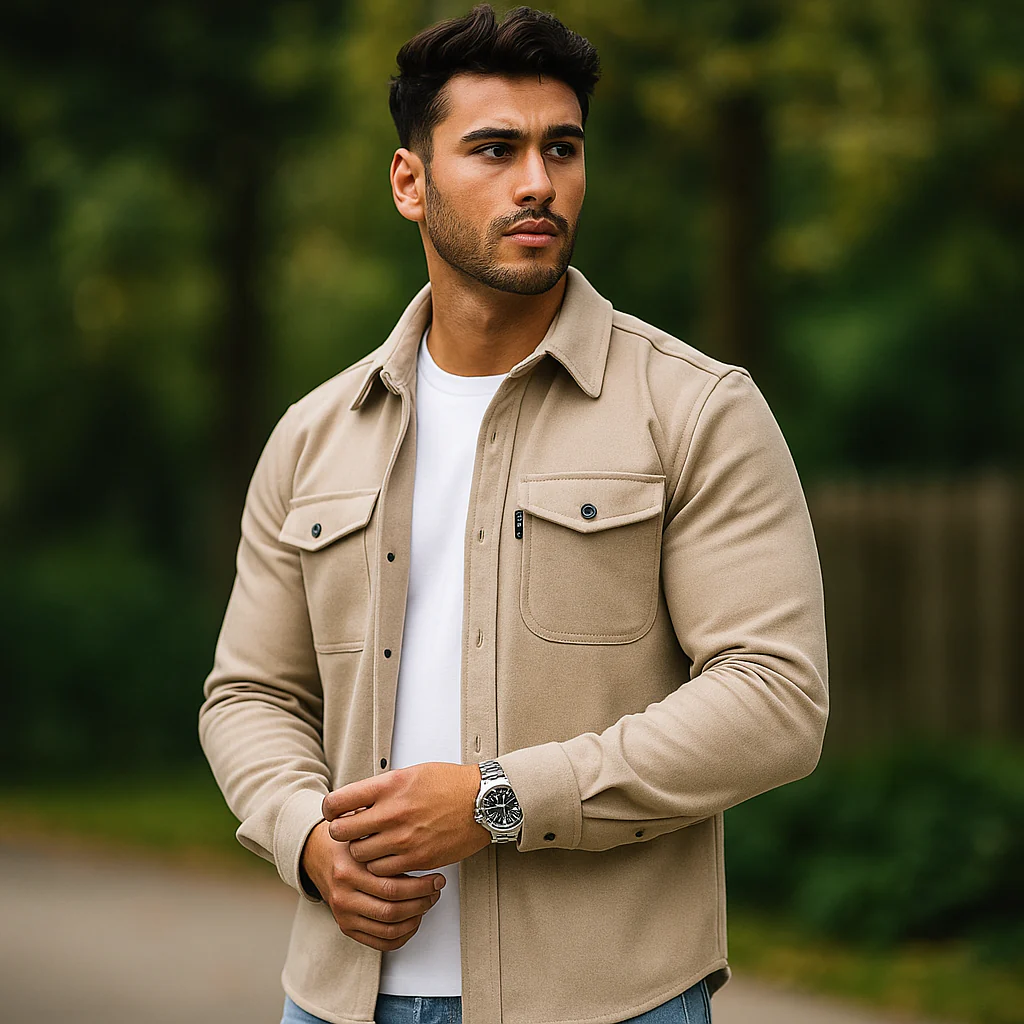Chemise élégante pour l'automne - Confortable - Élégance intemporelle