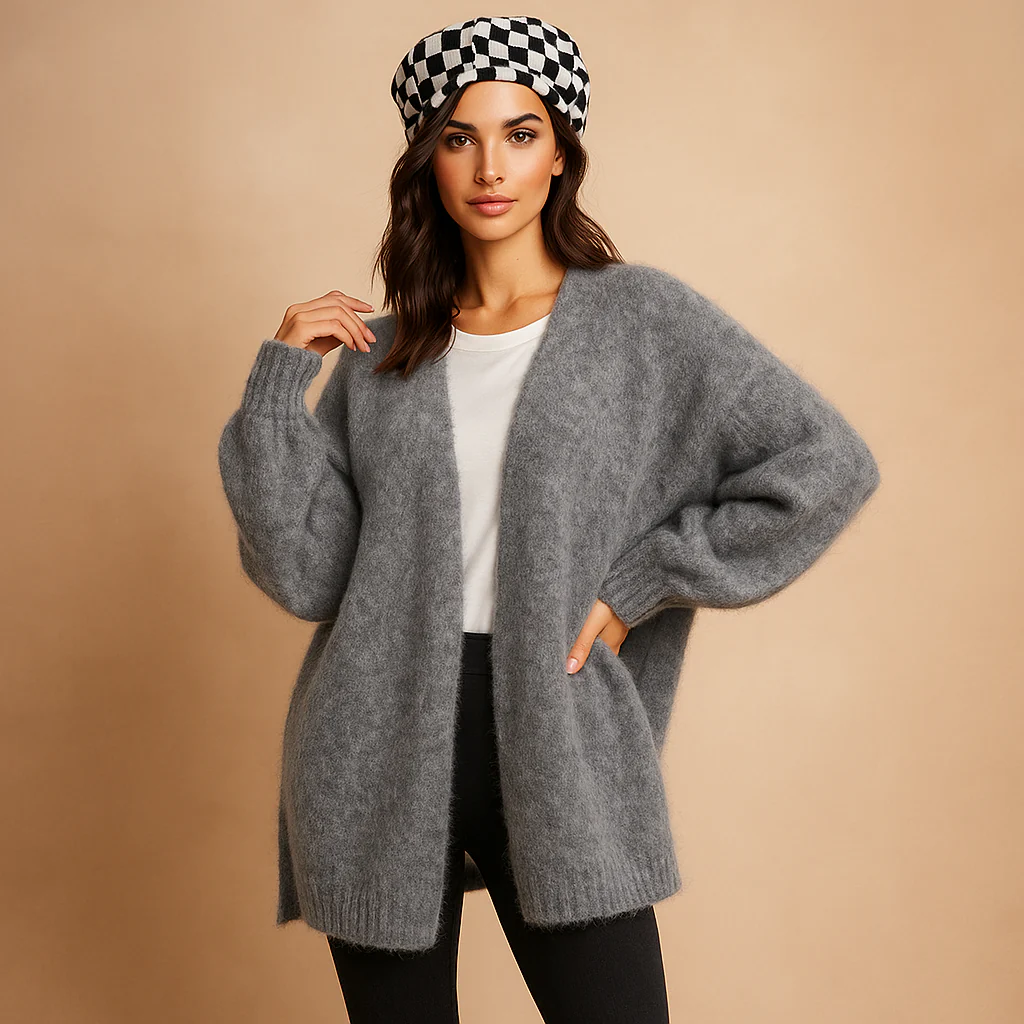 Cardigan Tykk et Varm - Confortable - Stylé - Luo – Image 4