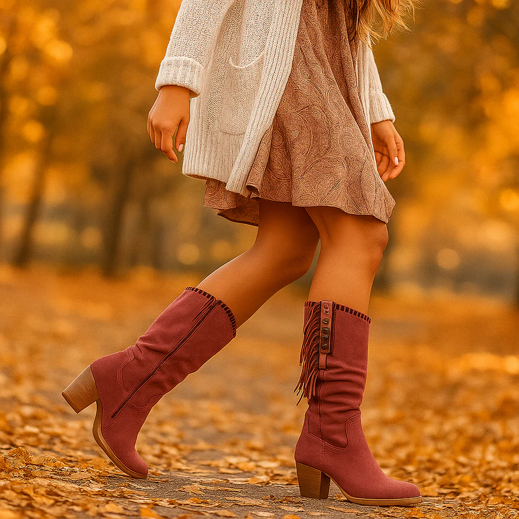 Jana - Bottes Western à Franges Élégantes – Image 8