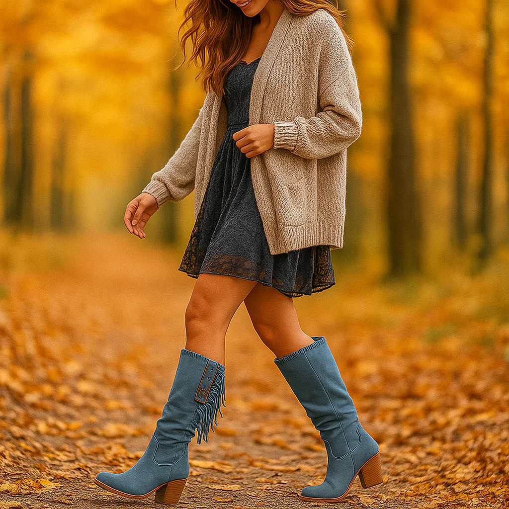 Jana - Bottes Western à Franges Élégantes – Image 6