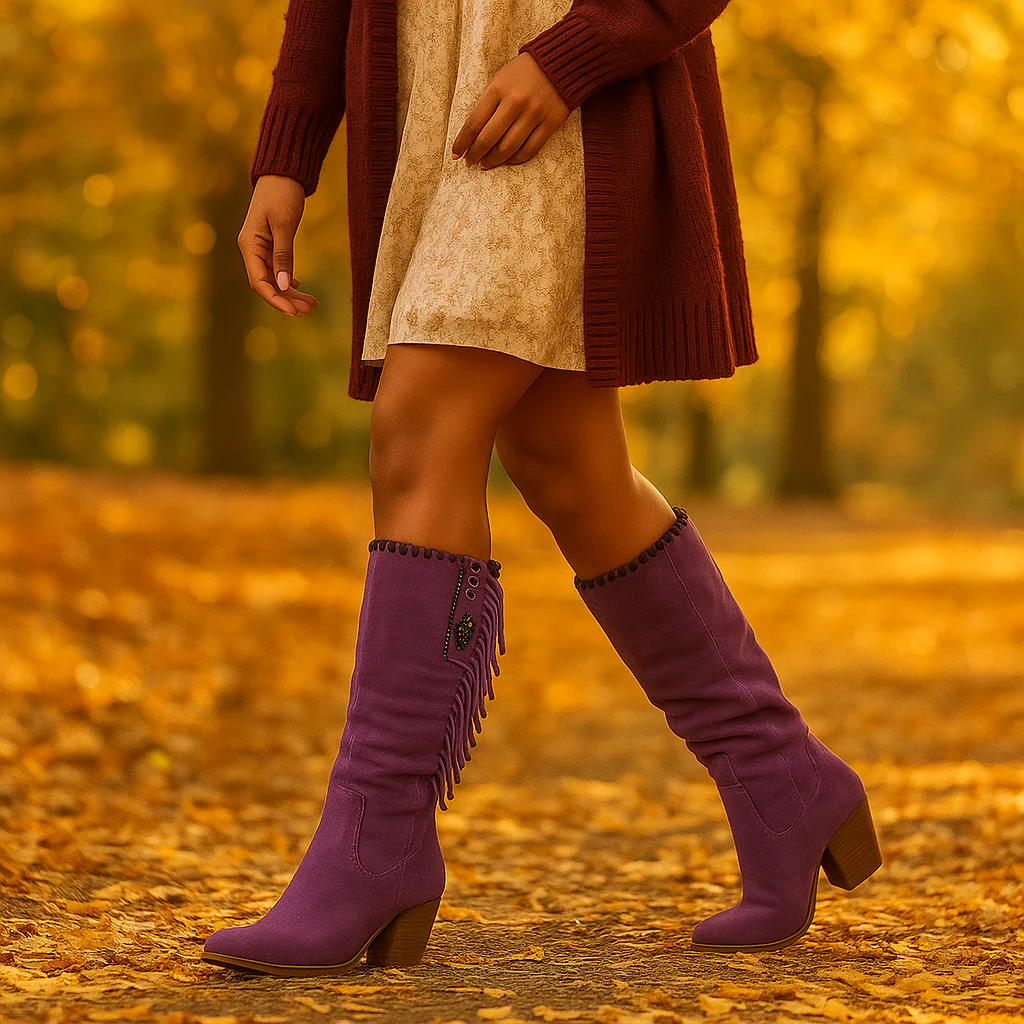 Jana - Bottes Western à Franges Élégantes – Image 7