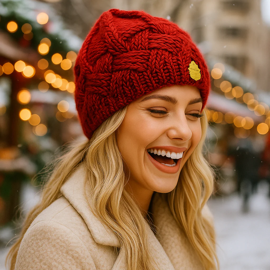 Bonnet d’hiver torsadé femme Elena – Image 9