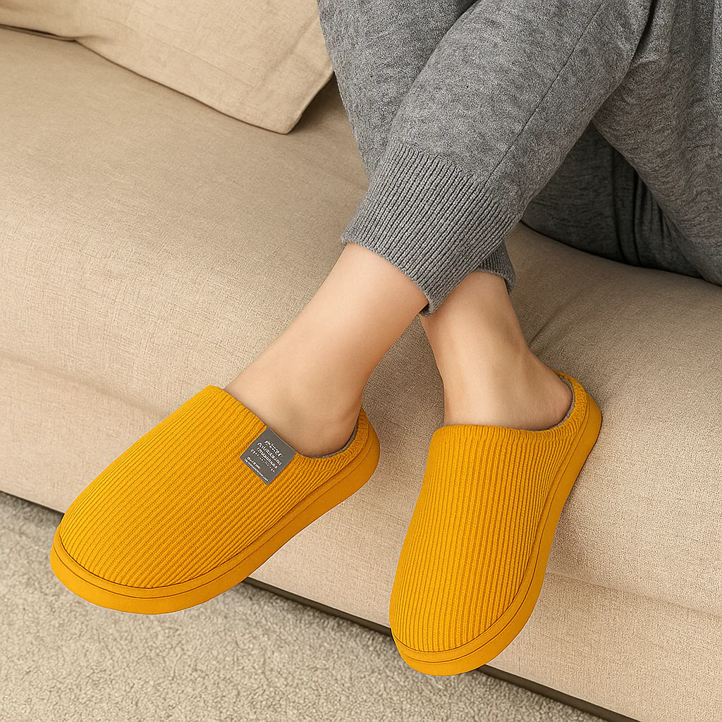 Chaussons d’intérieur unisexe en peluche douce – Image 6