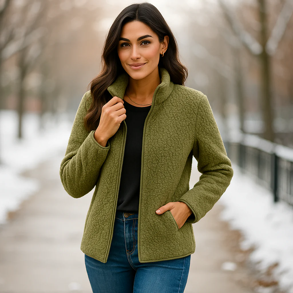 Veste Polaire Douce et Élégante – Confort et Chaleur – Image 4