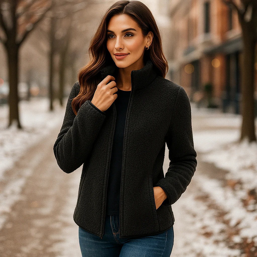 Veste Polaire Douce et Élégante – Confort et Chaleur – Image 6