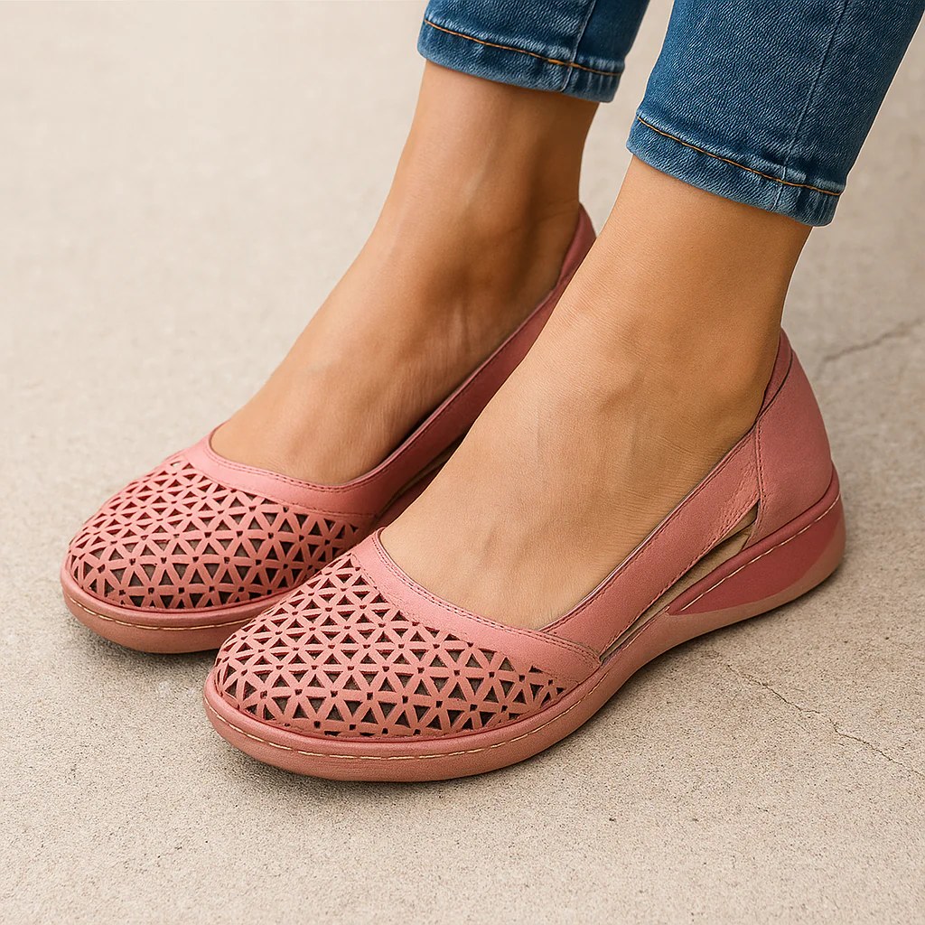 Mocassins femme perforés confortables – Image 5