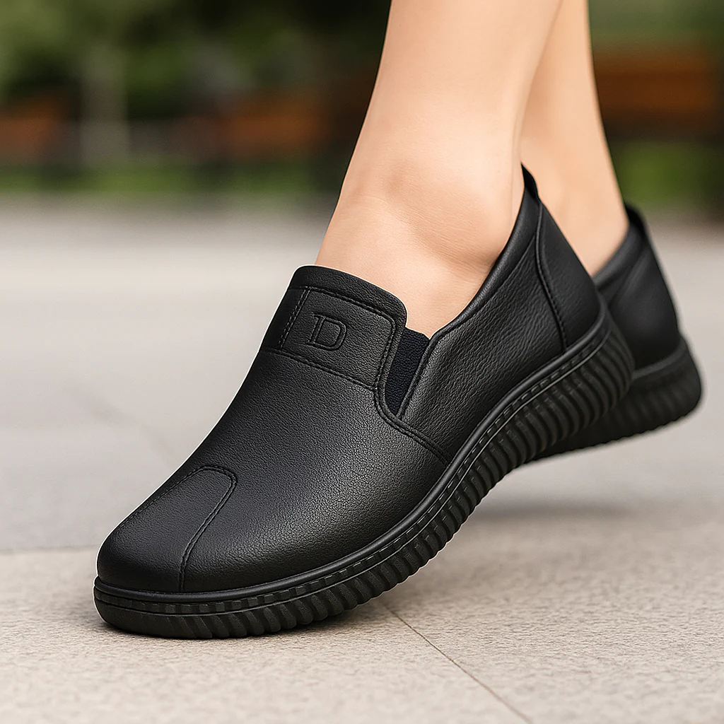 Mocassins larges antidérapants - Chaussures décontractées femme