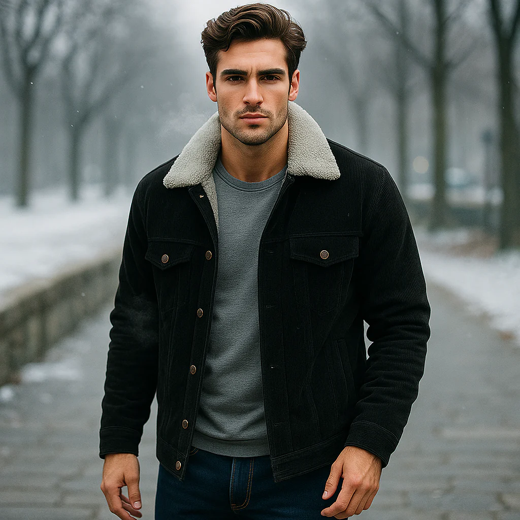Vibe – Veste en velours côtelé homme – Image 2