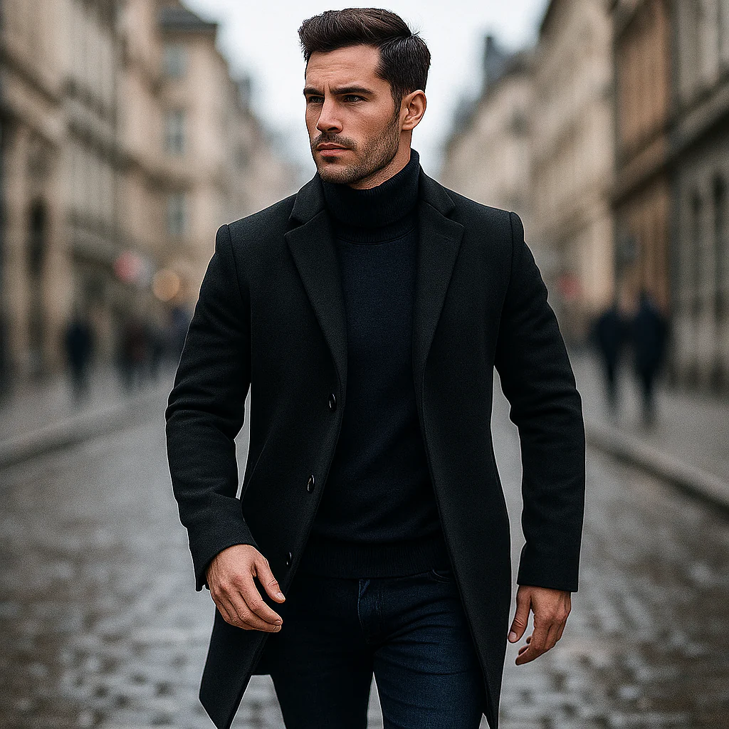 Veste d'hiver homme - Chaude - Confortable - Stylée - Décontractée – Image 3