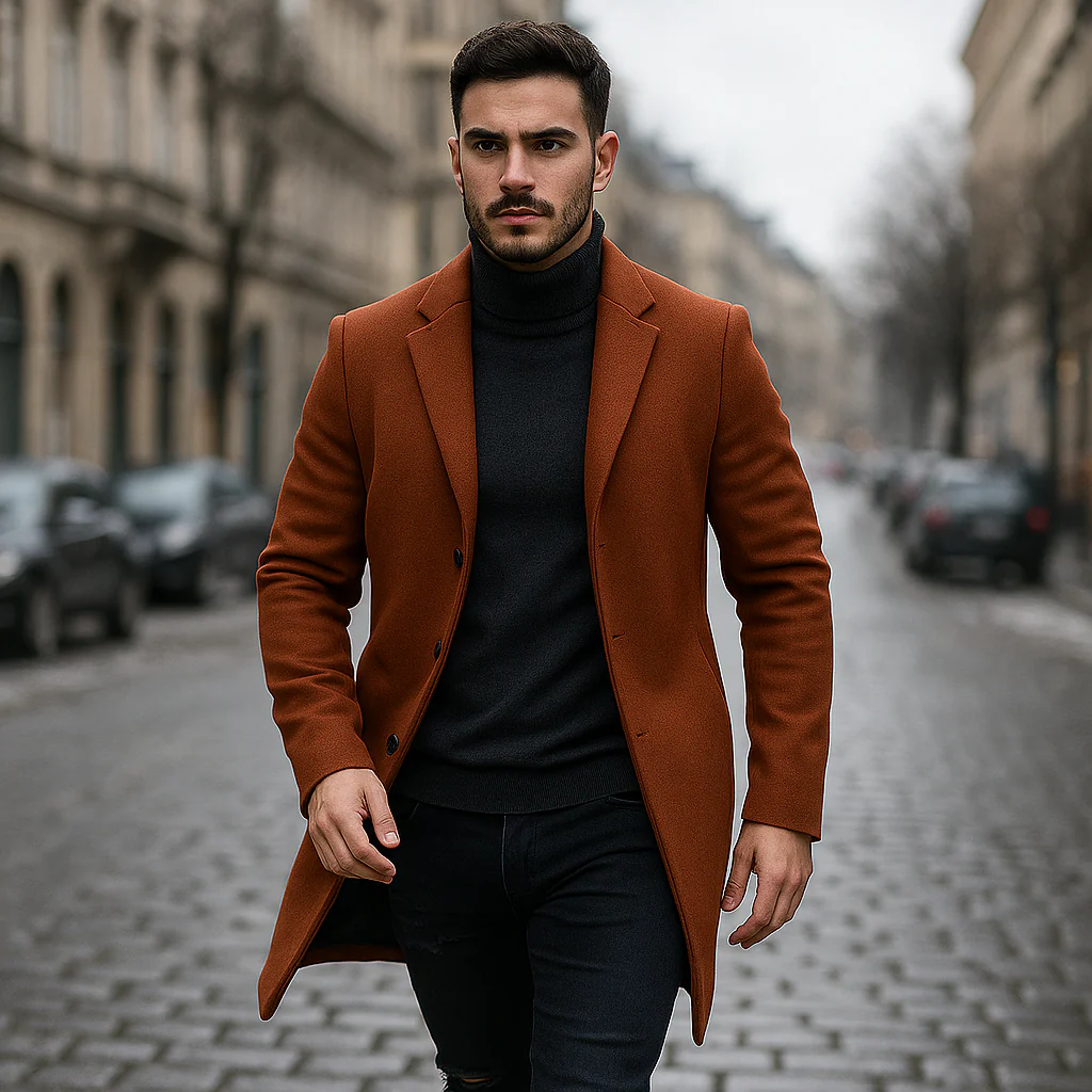 Veste d'hiver homme - Chaude - Confortable - Stylée - Décontractée – Image 4