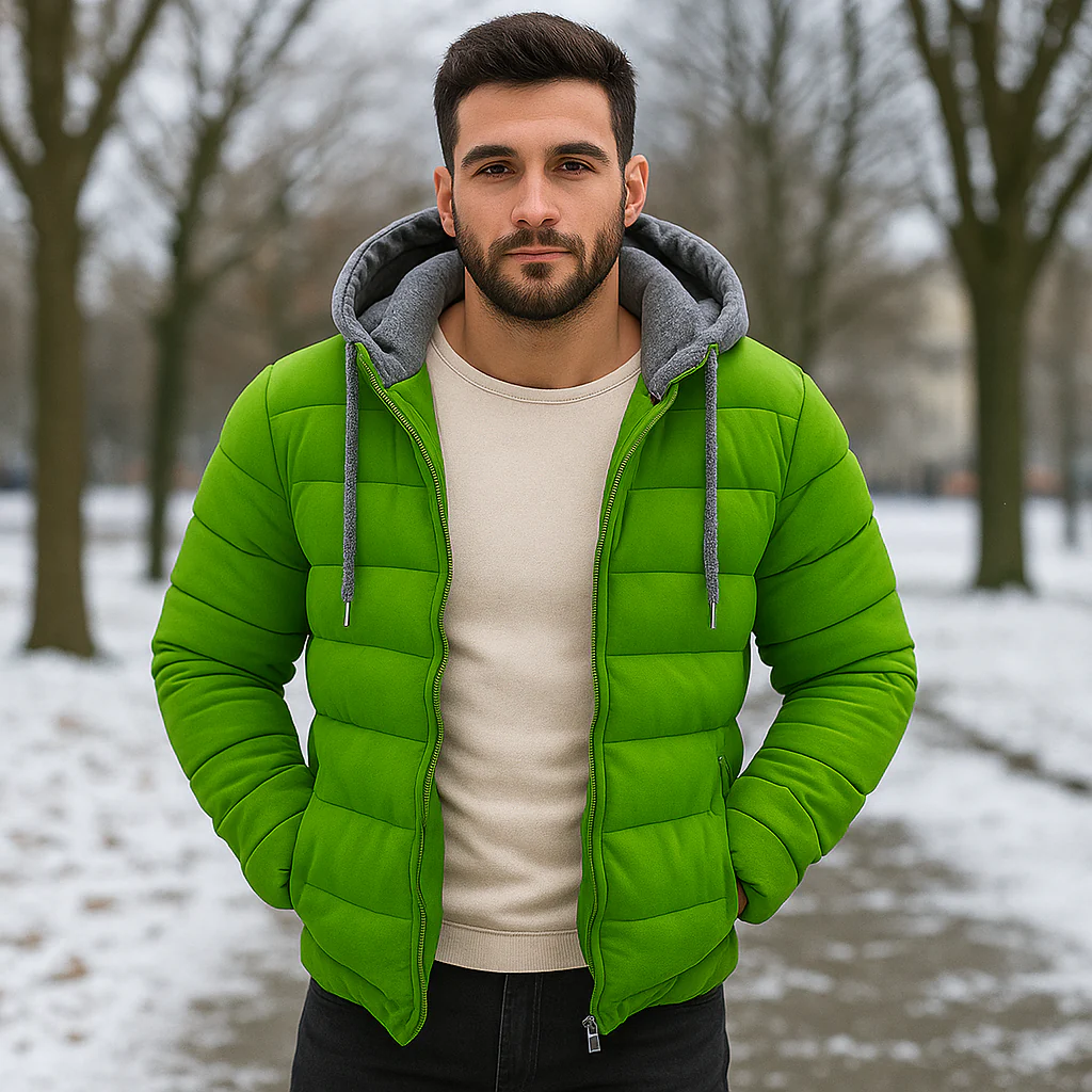 Veste d'hiver légère pour homme avec fermeture éclair – Image 6