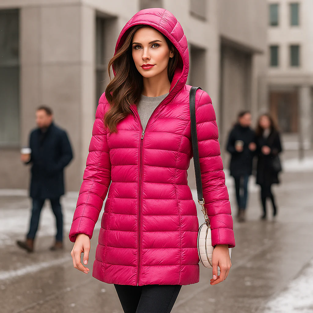 Veste d'hiver ultralégère pour femmes - chaude - décontractée - confortable – Image 6