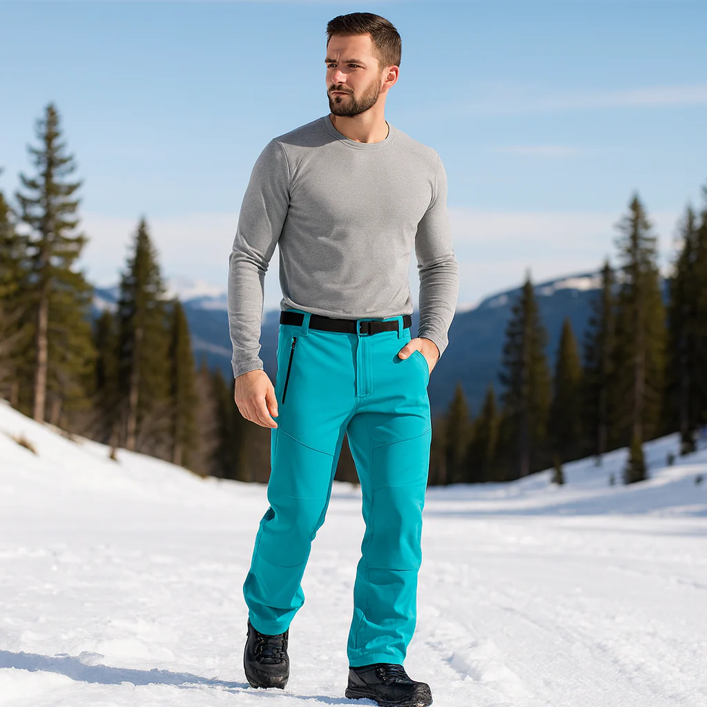 Pantalons de trekking imperméables pour femmes avec polaire – Image 7