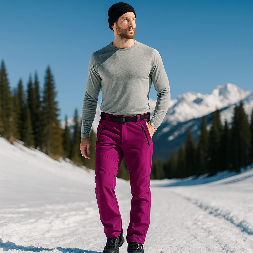 Pantalons de trekking imperméables pour femmes avec polaire – Image 9