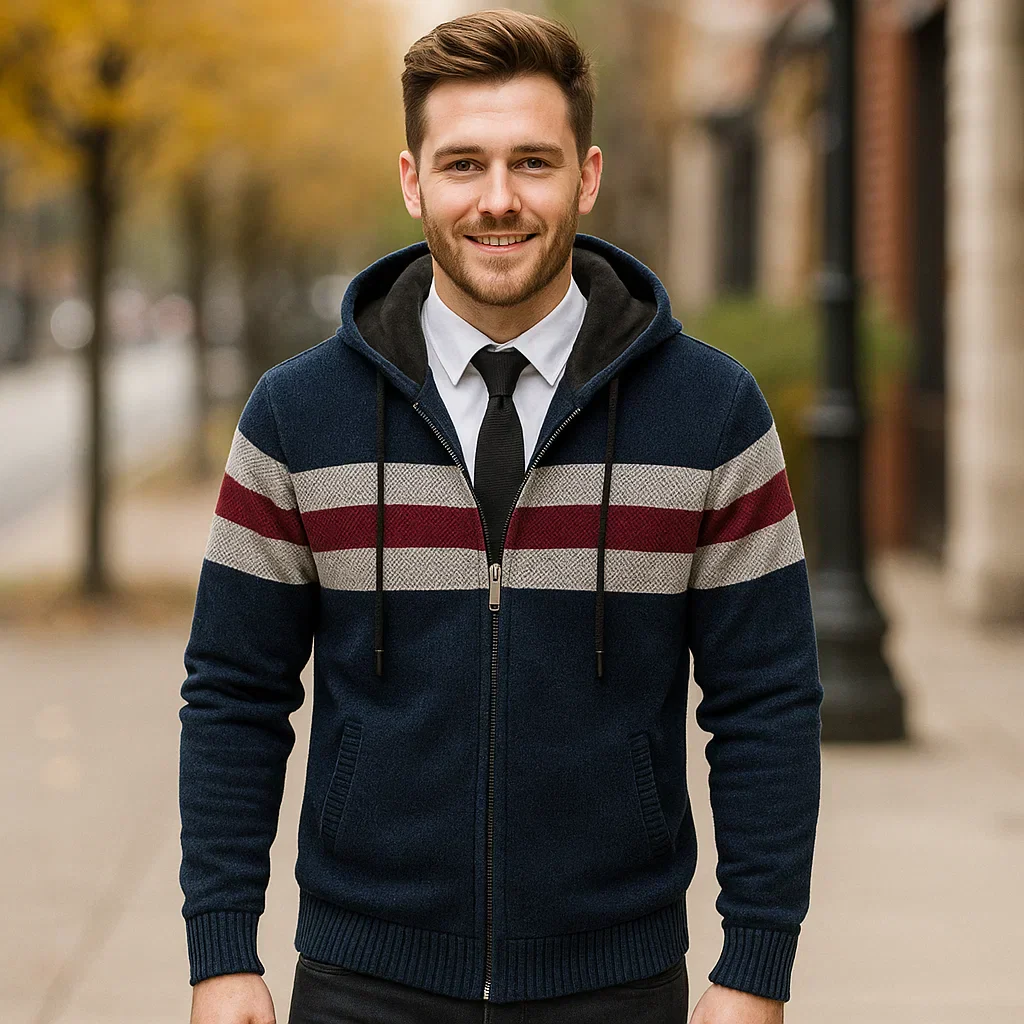 Sweats à capuche zippés stylés pour hommes - Confort - Qualité - Style – Image 5