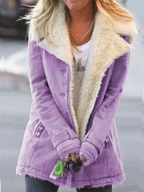 Luvo | Manteau pour Femme – Coupe cintrée avec Grand Col – Image 6