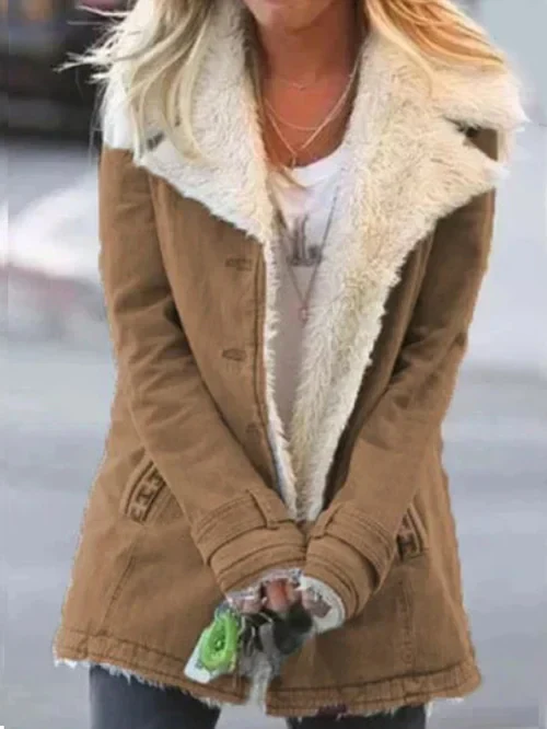 Luvo | Manteau pour Femme – Coupe cintrée avec Grand Col – Image 2