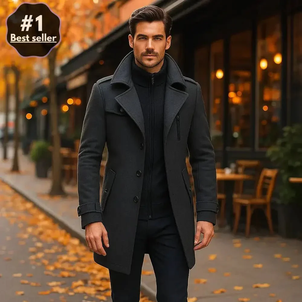 Grayson – Veste d'Hiver Limitée avec Col Double – Image 3