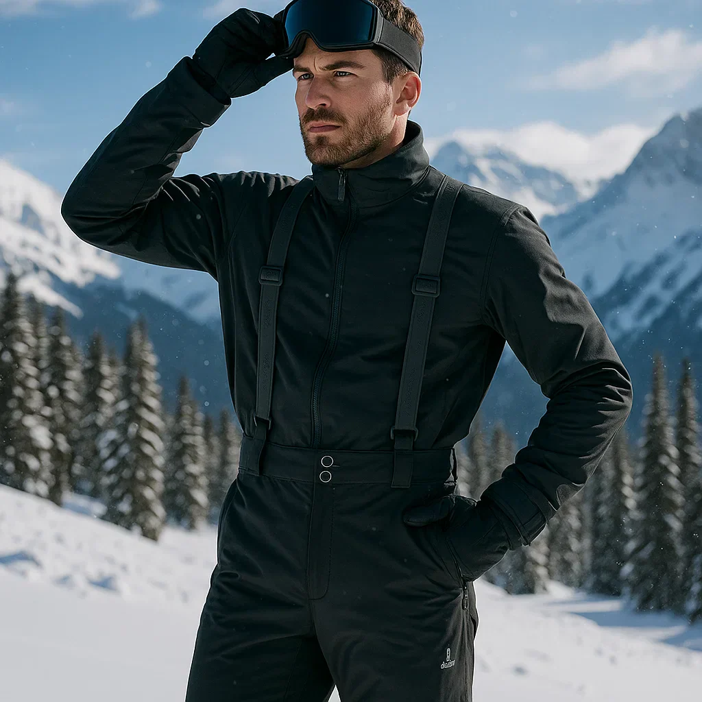 AlpineGlide – Pantalons de Ski Imperméables 25’ Modèle de Base – Image 4